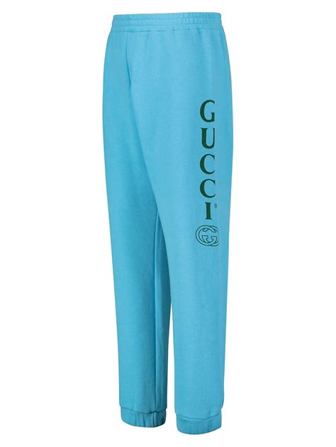 gucci blue sweatpants